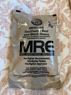 MRE Ready to East Meal - Southwest Beef & Black Beans